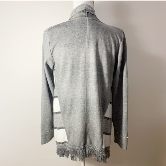 Anthropologie Saturday Sunday Open Cardigan with Fringe Detail. - Picture 7 of 16